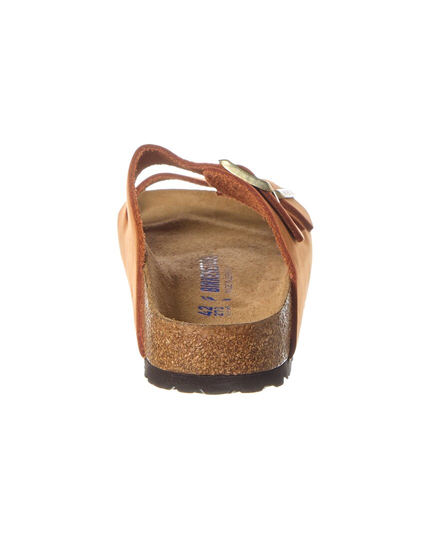 Birkenstock | Womens | Arizona Narrow Soft Footbed Leather Sandal | Brown
