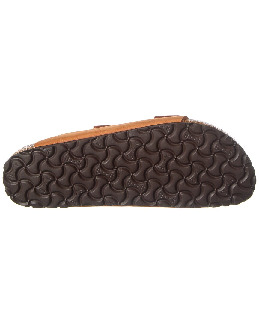 Birkenstock | Womens | Arizona Narrow Soft Footbed Leather Sandal | Brown