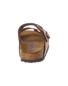 Birkenstock | Womens | Arizona Oiled Nubuck Narrow Sandal | Brown