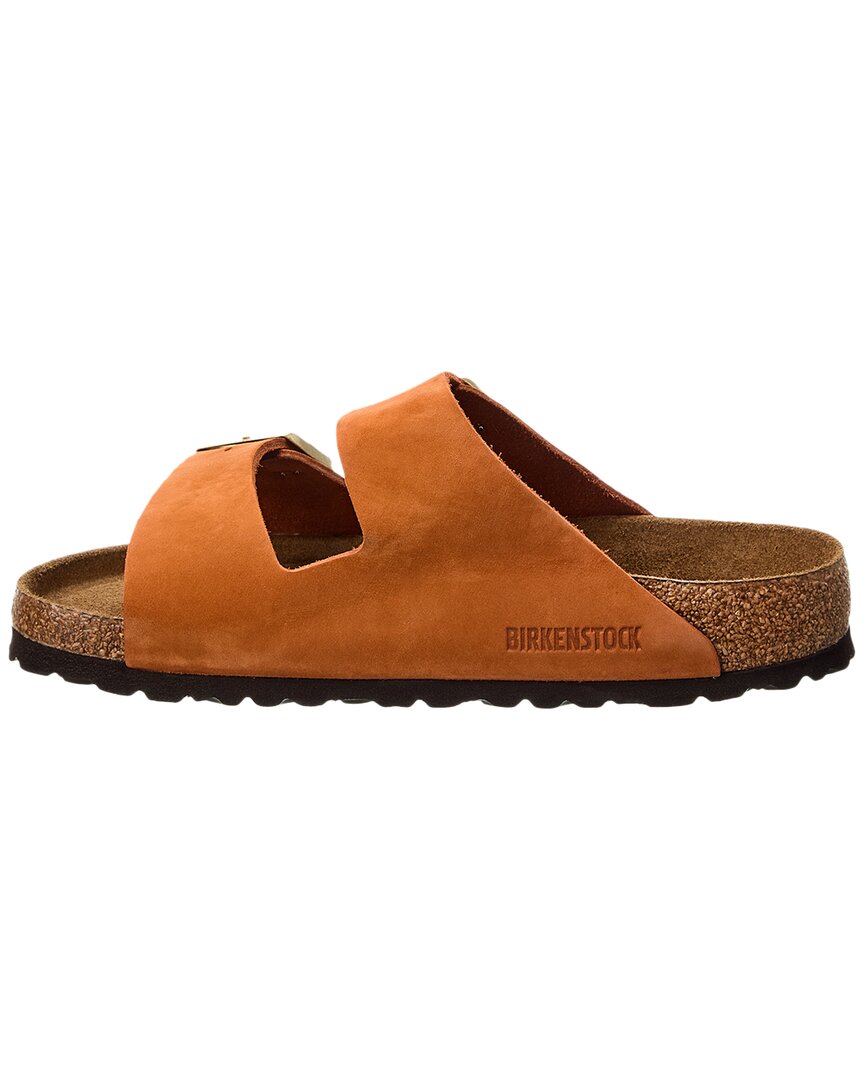 Birkenstock | Womens | Arizona Soft Footbed Leather Sandal | Brown