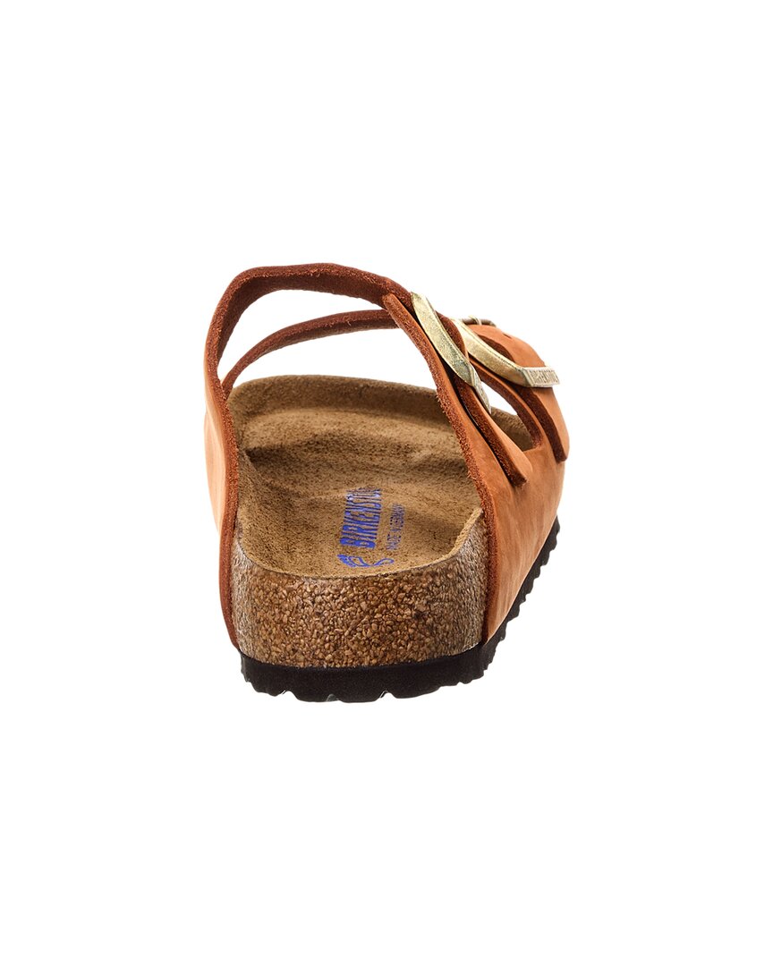 Birkenstock | Womens | Arizona Soft Footbed Leather Sandal | Brown