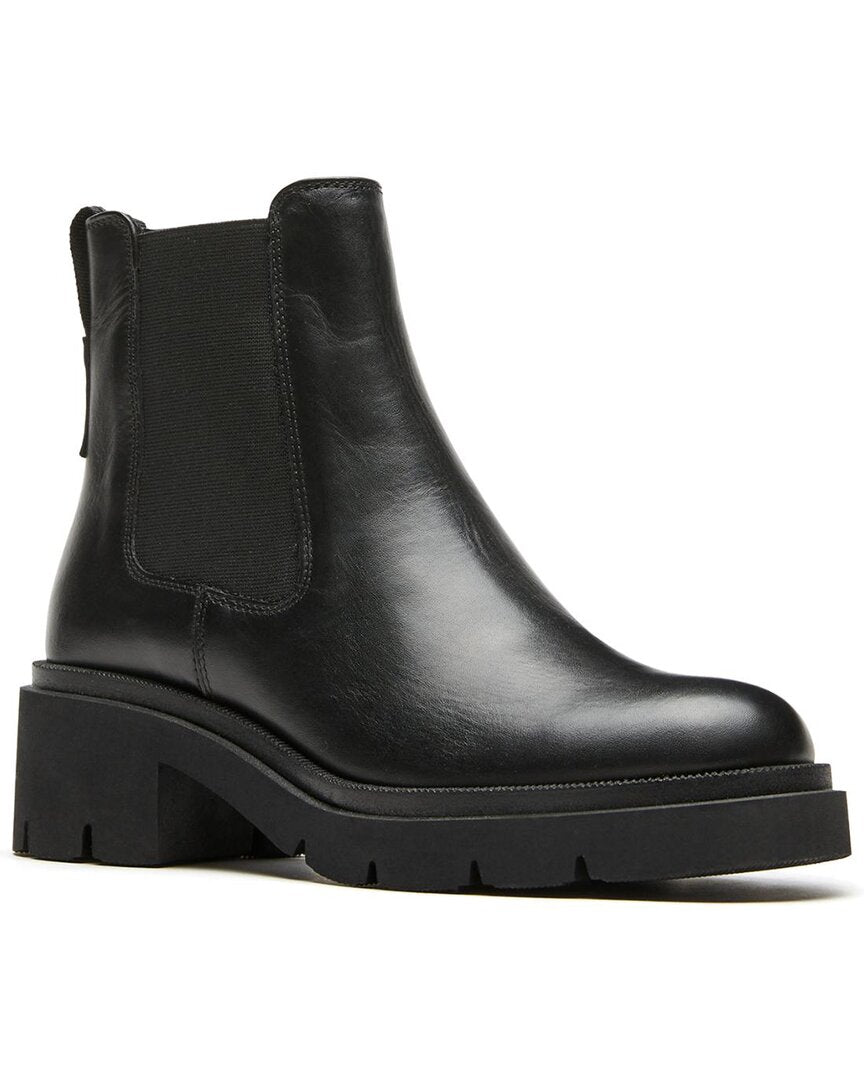 La Canadienne | Womens | LA CANADIENNE Window City Dry Waterproof Leather Bootie | Black