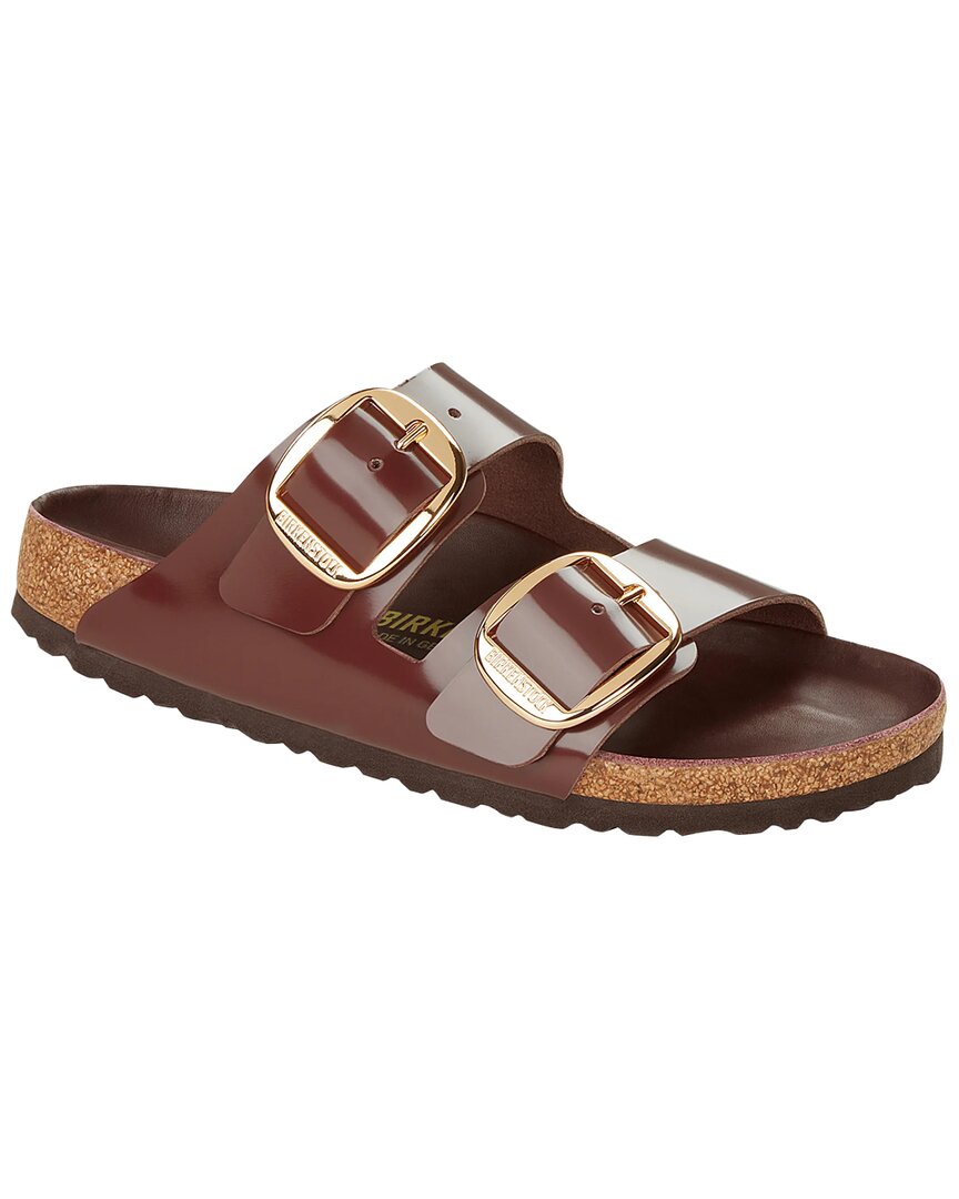 Birkenstock | Womens | Arizona Big Buckle Leather Sandal | Chocolate