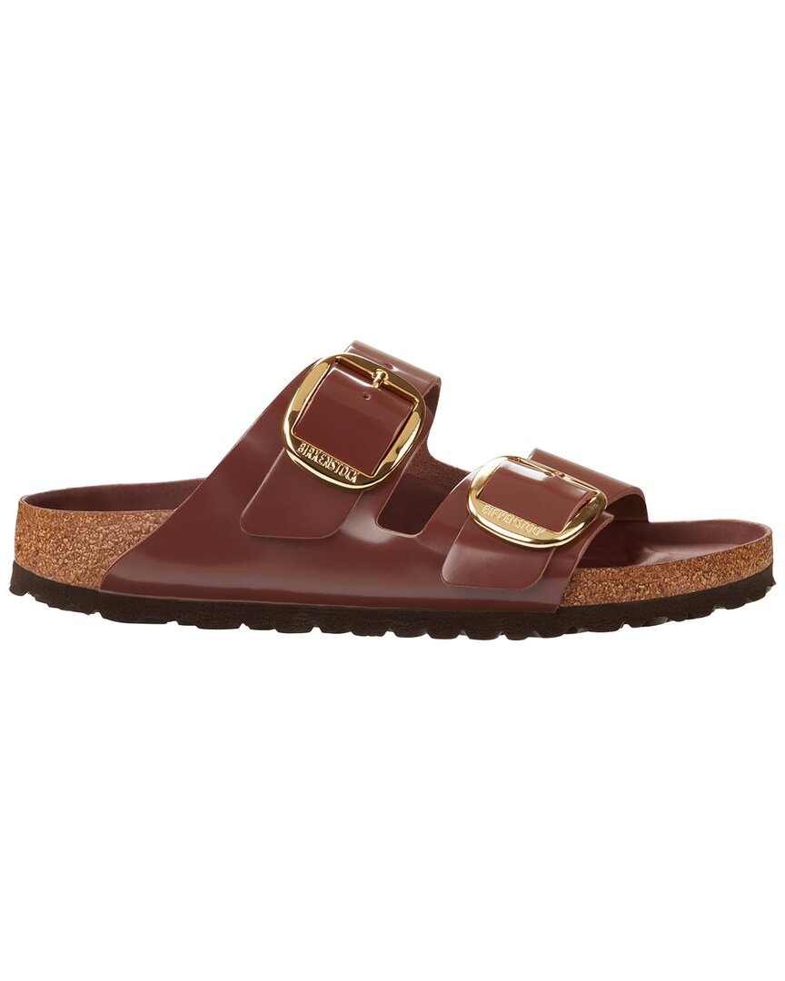Birkenstock | Womens | Arizona Big Buckle Leather Sandal | Chocolate