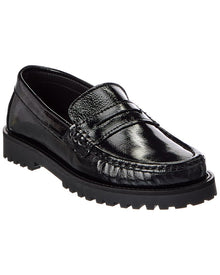 M by Bruno Magli | Womens | Galena Lug Sole Patent Loafer | Black