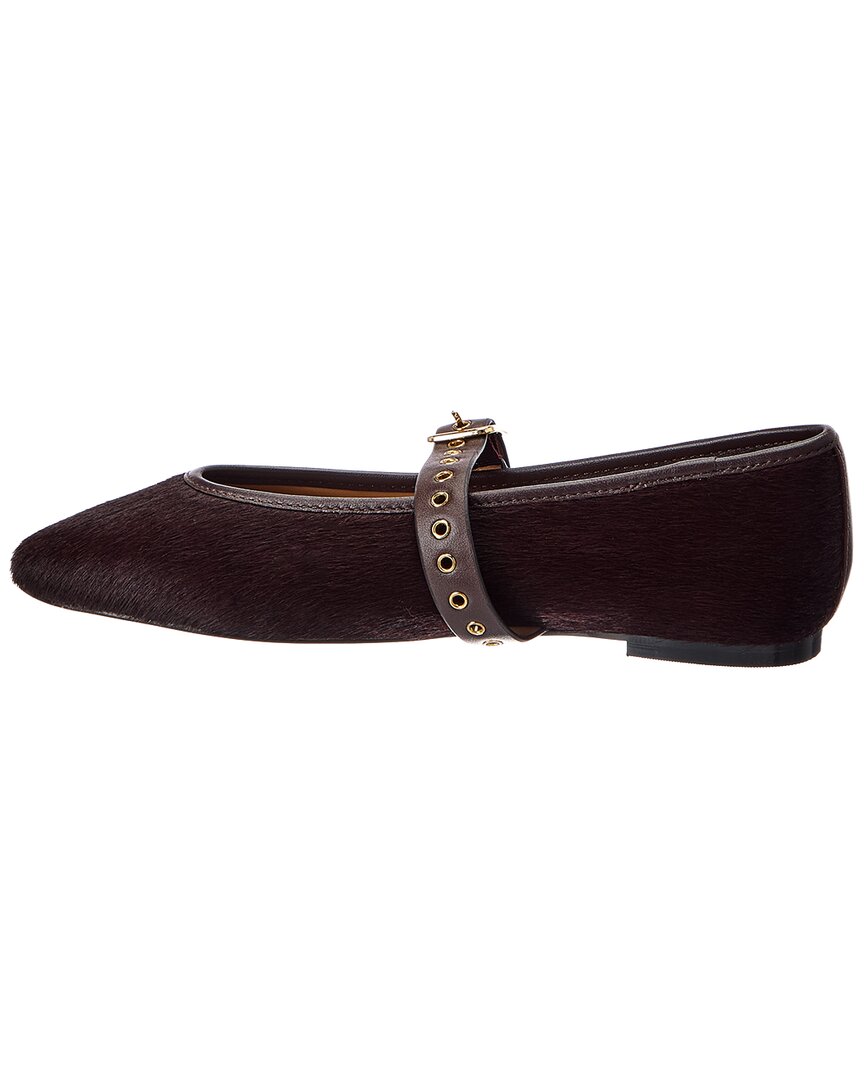 Madewell | Womens | Remy Haircalf & Leather Mary Jane | Brown