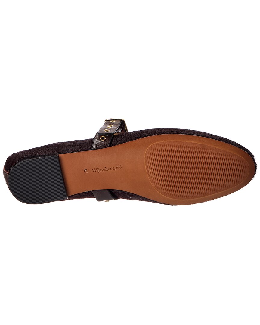 Madewell | Womens | Remy Haircalf & Leather Mary Jane | Brown