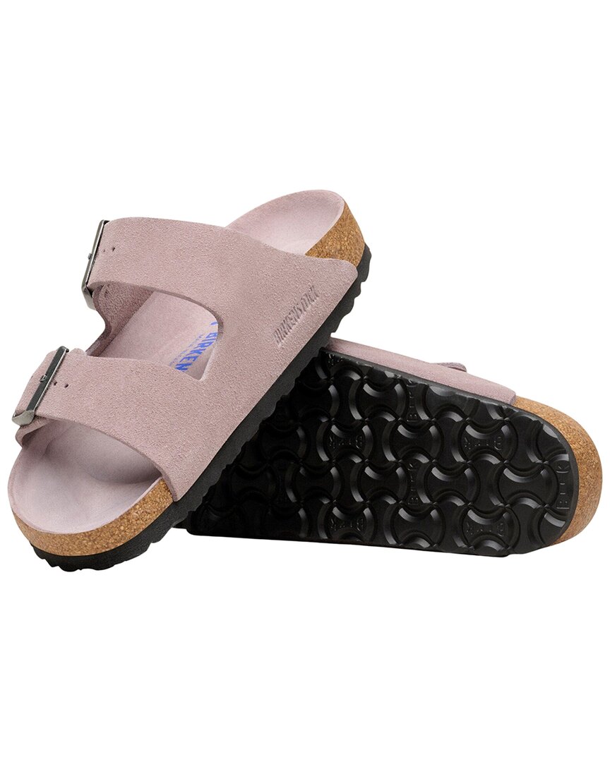 Birkenstock | Womens | Arizona Soft Footbed Suede Sandal | Purple
