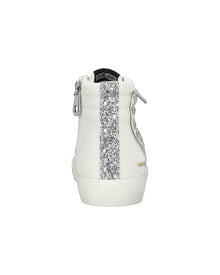 Vintage Havana | Womens | Gadol High 17 Leather & Suede-Trim Sneaker | Green