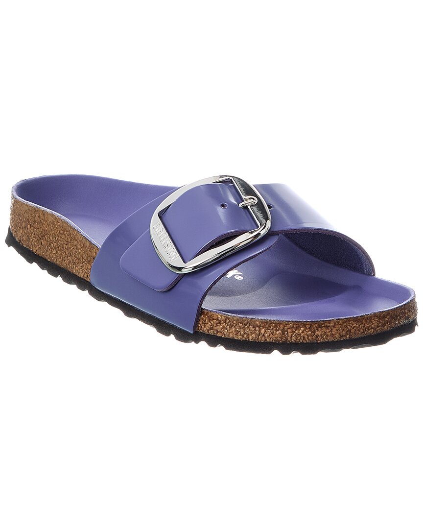 Birkenstock | Womens | Madrid Big Buckle Narrow Patent Sandal | Purple