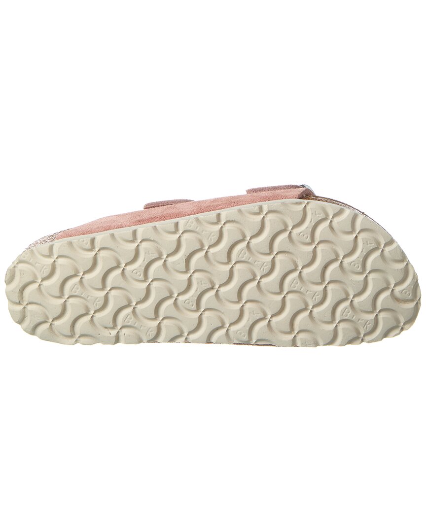 Birkenstock | Womens | Arizona Soft Footbed Suede Sandal | Pink