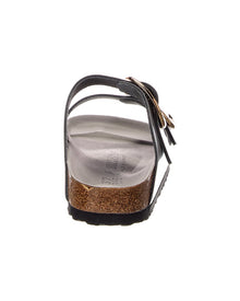 Birkenstock | Womens | Arizona Big Buckle Leather Sandal | Stone Coin/Gold