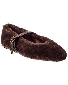 Madewell | Womens | Remy Teddy & Leather Mary Jane | Brown