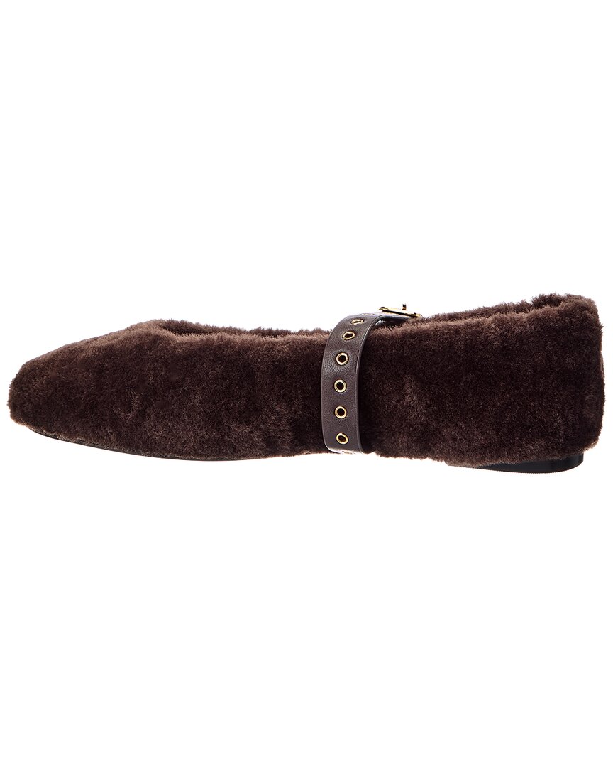 Madewell | Womens | Remy Teddy & Leather Mary Jane | Brown