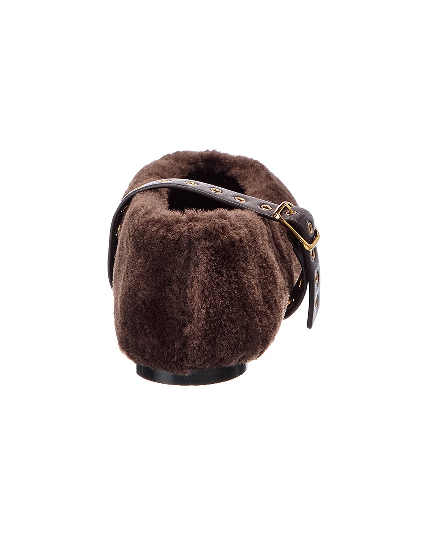 Madewell | Womens | Remy Teddy & Leather Mary Jane | Brown