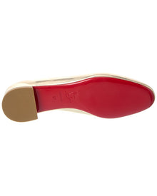 Christian Louboutin | Womens | Sweetie Jane Leather Flat - I | Gold