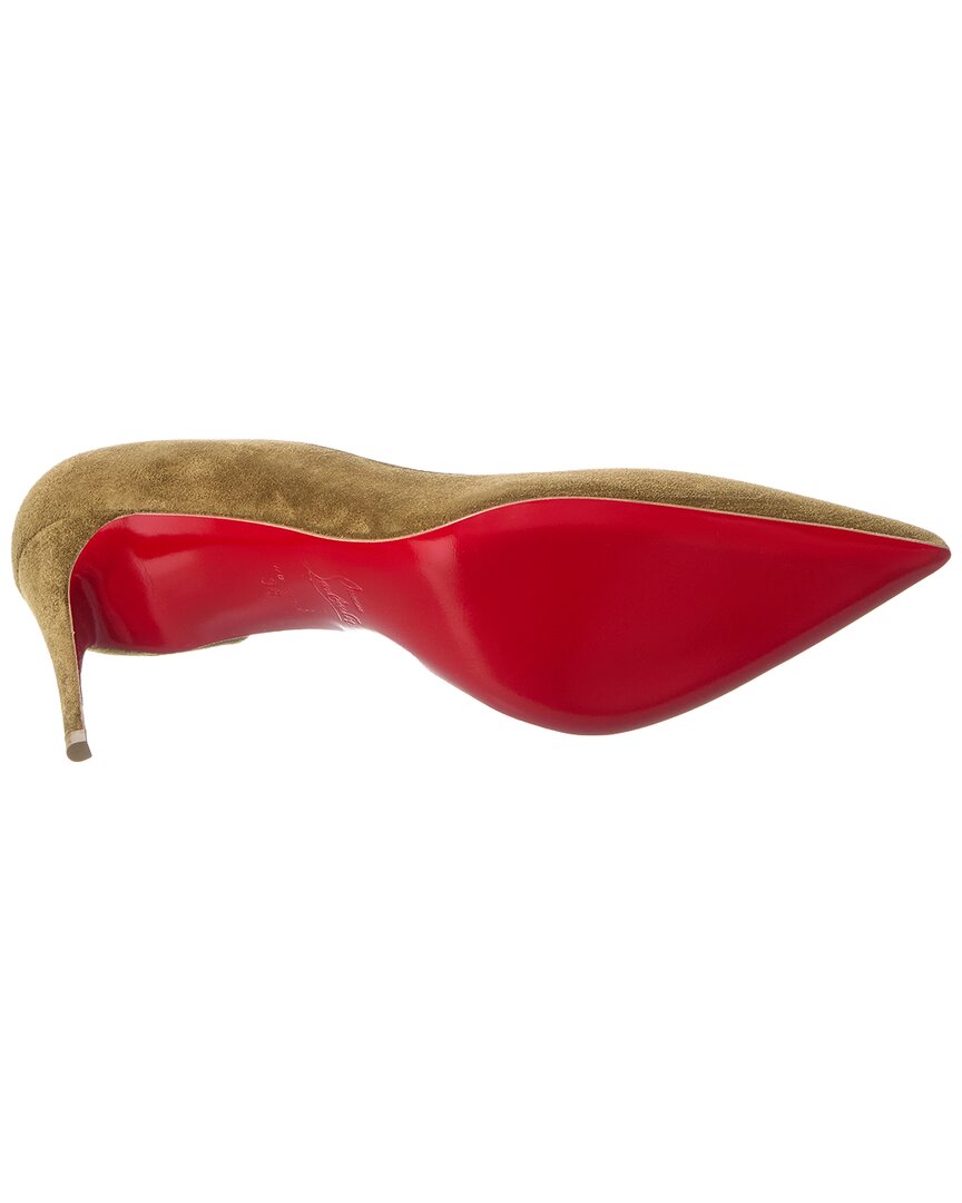 Christian Louboutin | Womens | Iriza 85 Suede Pump - I | Brown