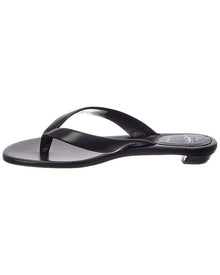 Christian Louboutin | Womens | Miss Z Leather Thong Sandal | Black