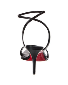 Christian Louboutin | Womens | Miss Z 80 Leather Sandal | Black