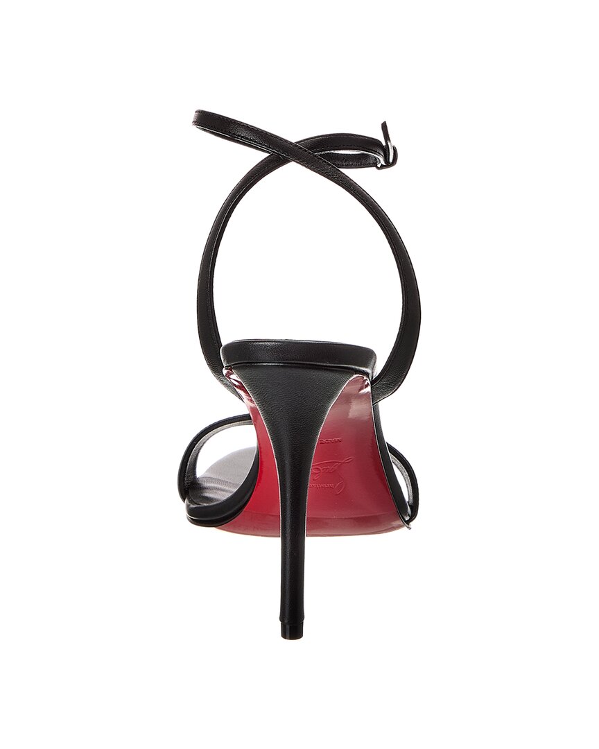 Christian Louboutin | Womens | Miss Z 100 Leather Sandal | Black
