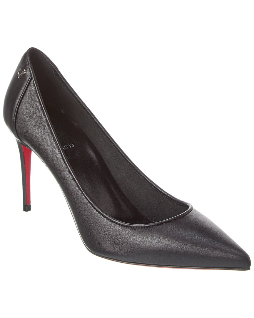 Christian Louboutin | Womens | Sporty Kate 85 Leather Pump - II | Black