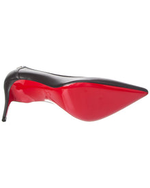 Christian Louboutin | Womens | Sporty Kate 85 Leather Pump - II | Black