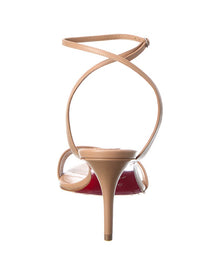 Christian Louboutin | Womens | Miss Z 80 Leather Sandal | Beige