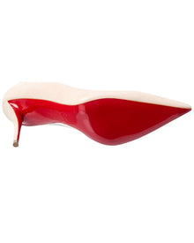Christian Louboutin | Womens | Miss Z 80 Suede Pump | Beige