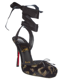 Christian Louboutin | Womens | Cassia 100 Velvet Pump | Black