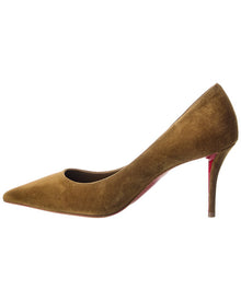 Christian Louboutin | Womens | Miss Z 80 Suede Pump | Green