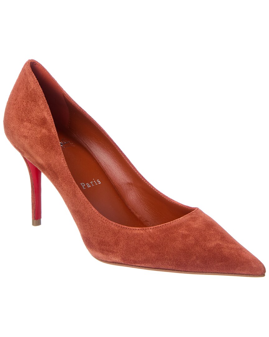 Christian Louboutin | Womens | Miss Z 80 Suede Pump | Red