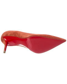 Christian Louboutin | Womens | Miss Z 80 Suede Pump | Red