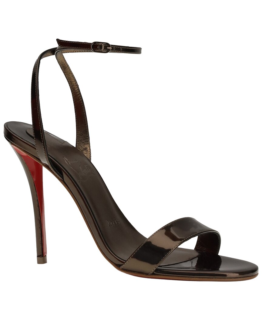 Christian Louboutin | Womens | Miss Z Leather Sandal | Brown