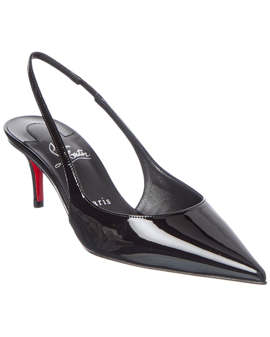 Christian Louboutin | Womens | Miss Z 60 Patent Slingback Pump - I | Black
