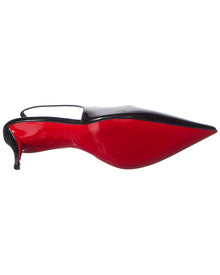 Christian Louboutin | Womens | Miss Z 60 Patent Slingback Pump - I | Black