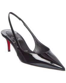 Christian Louboutin | Womens | Miss Z 60 Patent Slingback Pump - II | Black
