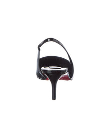 Christian Louboutin | Womens | Miss Z 60 Patent Slingback Pump - II | Black