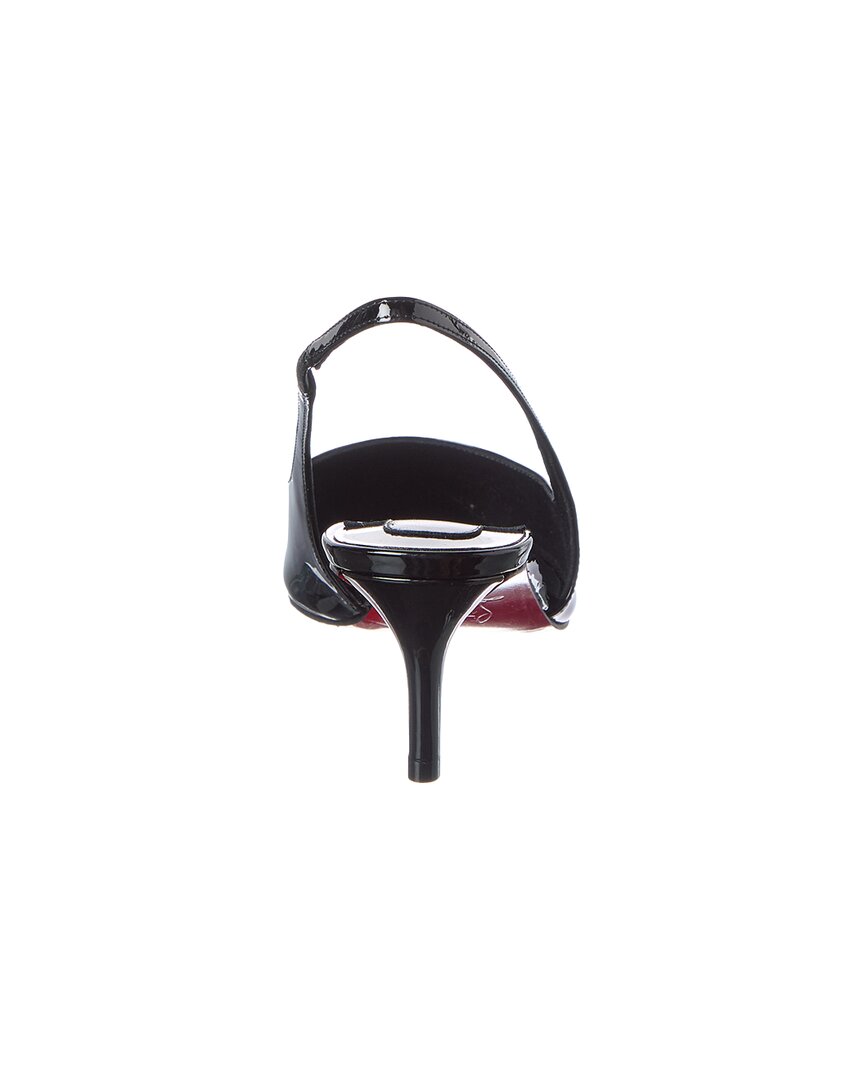 Christian Louboutin | Womens | Miss Z 60 Patent Slingback Pump - II | Black