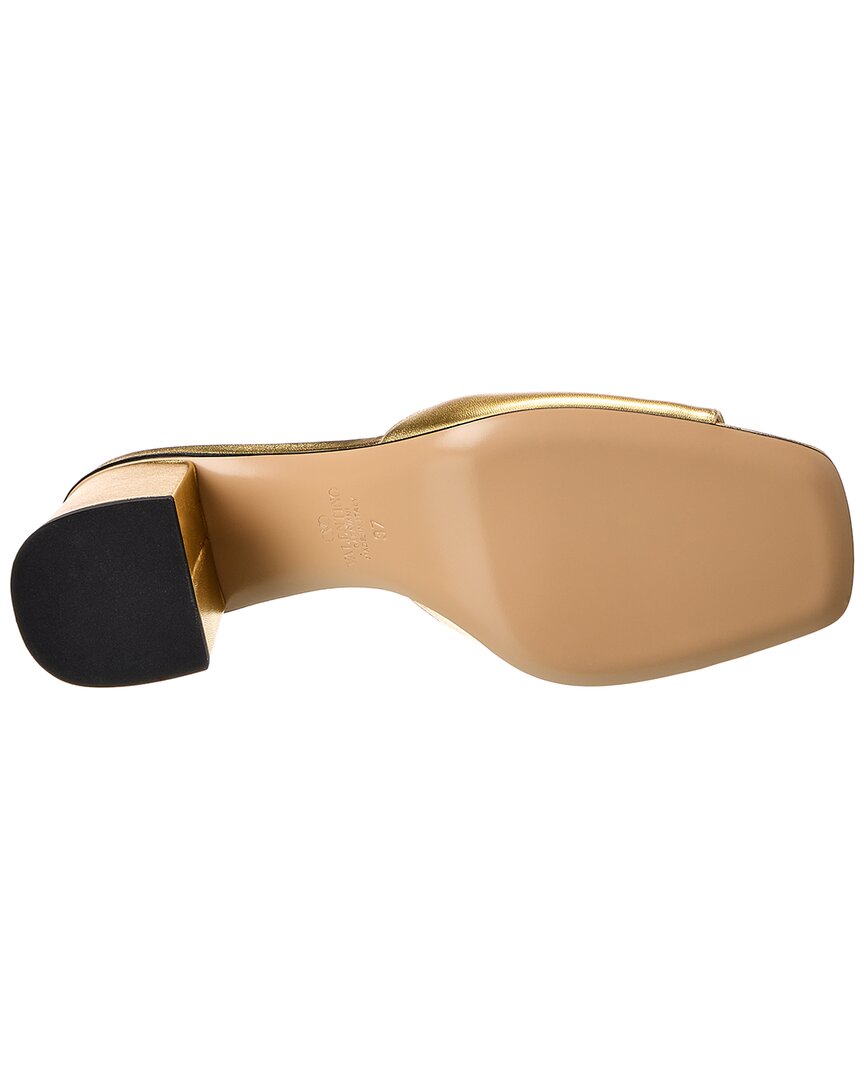 Valentino | Womens | VLogo Signature 60 Leather Sandal | Yellow