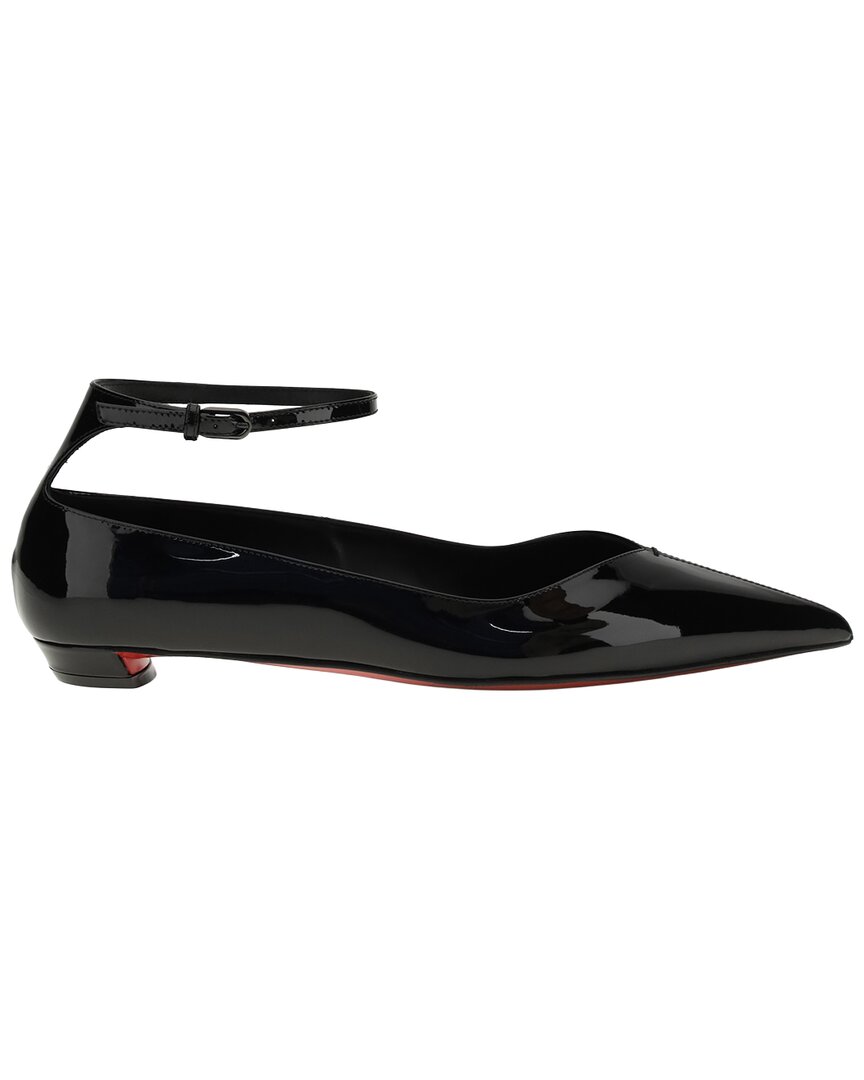 Christian Louboutin | Womens | Erozeena Patent Ballerina Flat - II | Black