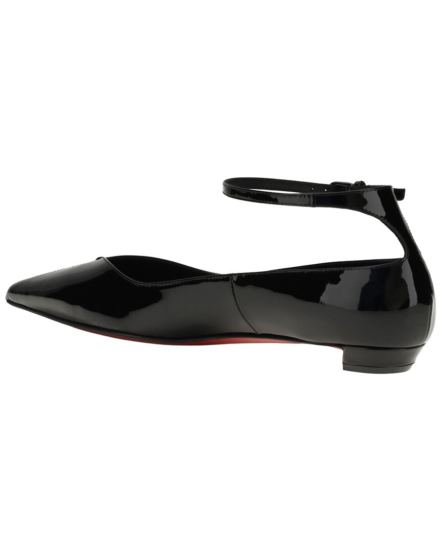 Christian Louboutin | Womens | Erozeena Patent Ballerina Flat - II | Black