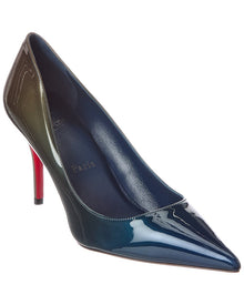 Christian Louboutin | Womens | Miss Z 80 Patent Pump | Blue Multi