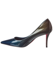 Christian Louboutin | Womens | Miss Z 80 Patent Pump | Blue Multi