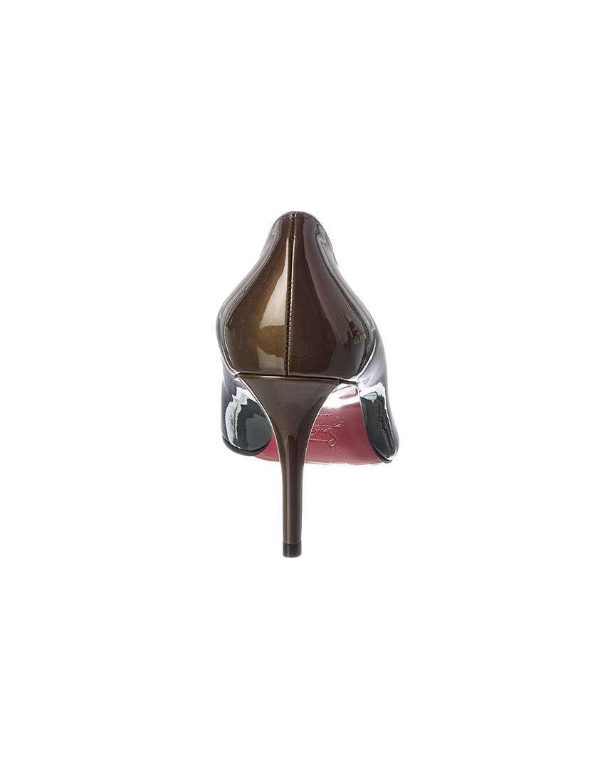 Christian Louboutin | Womens | Miss Z 80 Patent Pump | Blue Multi