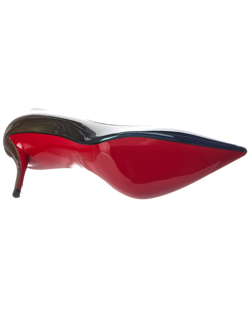 Christian Louboutin | Womens | Miss Z 80 Patent Pump | Blue Multi