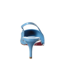 Christian Louboutin | Womens | Miss Z 60 Patent Slingback Pump | Blue