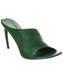 Ferragamo | Womens | Nymphe 85 Leather Sandal | Green