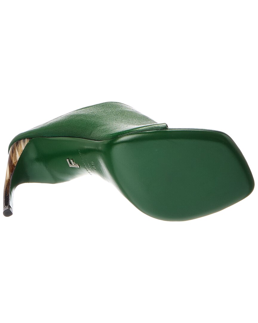 Ferragamo | Womens | Nymphe 85 Leather Sandal | Green