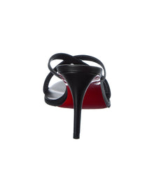 Christian Louboutin | Womens | Mulazee Cross 80 Leather Sandal | Black