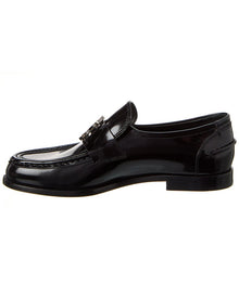 Christian Louboutin | Womens | CL Moc Leather Loafer | Silver